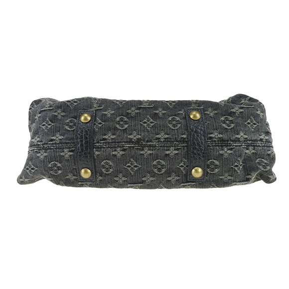 Louis Vuitton NeoCabby MM Noir Monogram Denim - Picture 3 of 12
